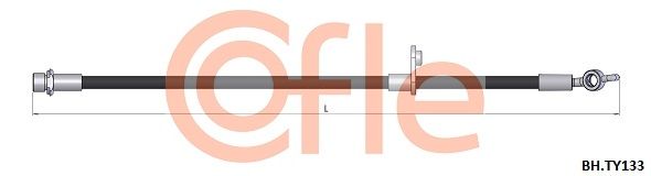 Przewód hamulcowy elastyczny COFLE 92.BH.TY133