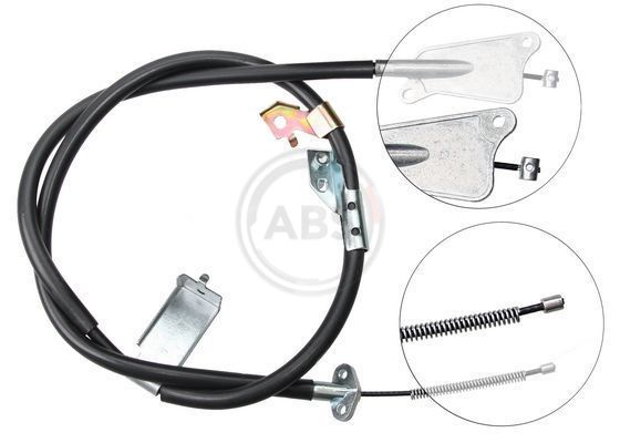 Tažné lanko, parkovací brzda A.B.S. K19877