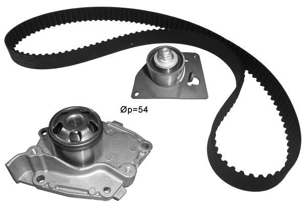 Pompe à eau + kit de courroie crantée