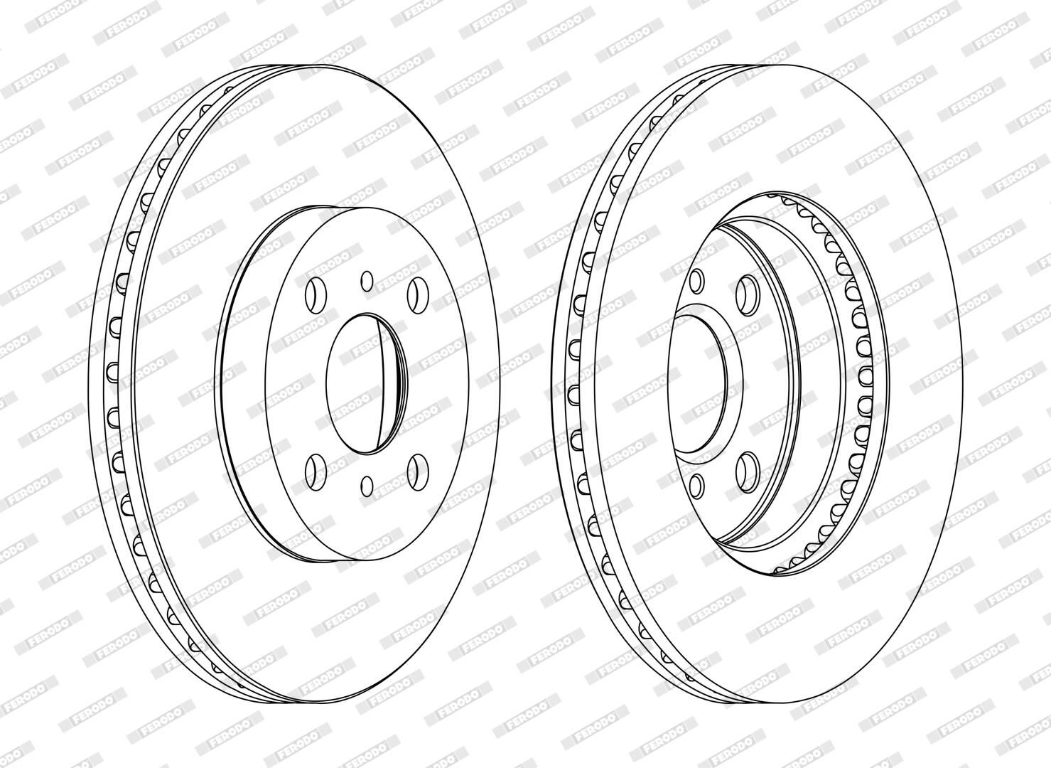 Disc frana FERODO PREMIER DDF1779C