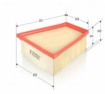Filtr powietrza TECNECO FILTERS AR2048PMS