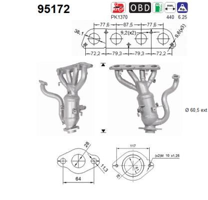 Katalizator AS 171410T120