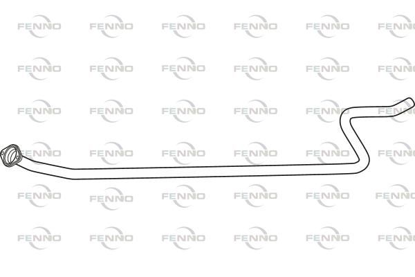 Rura wydechowa FENNO P17009