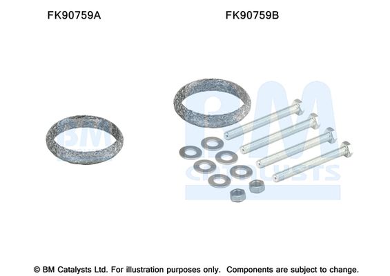 Zestaw montażowy, katalizator BM CATALYSTS FK90759