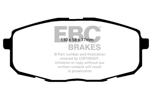set placute frana,frana disc EBC Brakes DP41562R