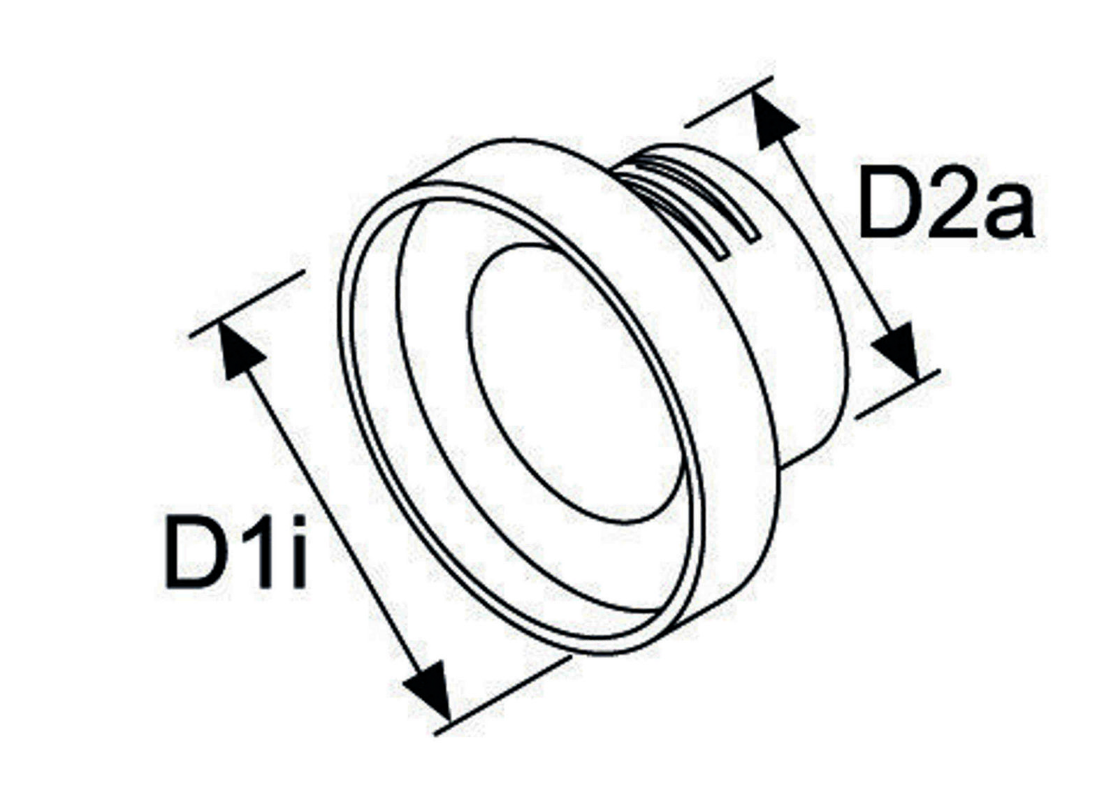Canal de aer WEBASTO Extension adapter 90/60 plastic, black 1320760A