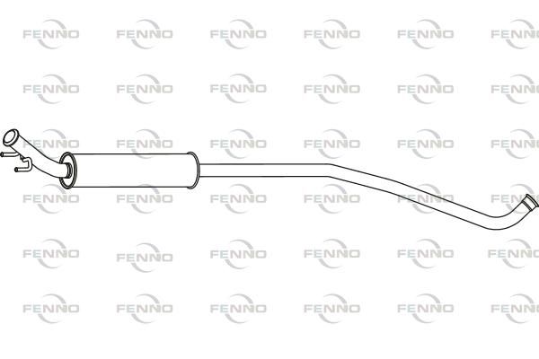 Tłumik środkowy FENNO P4669