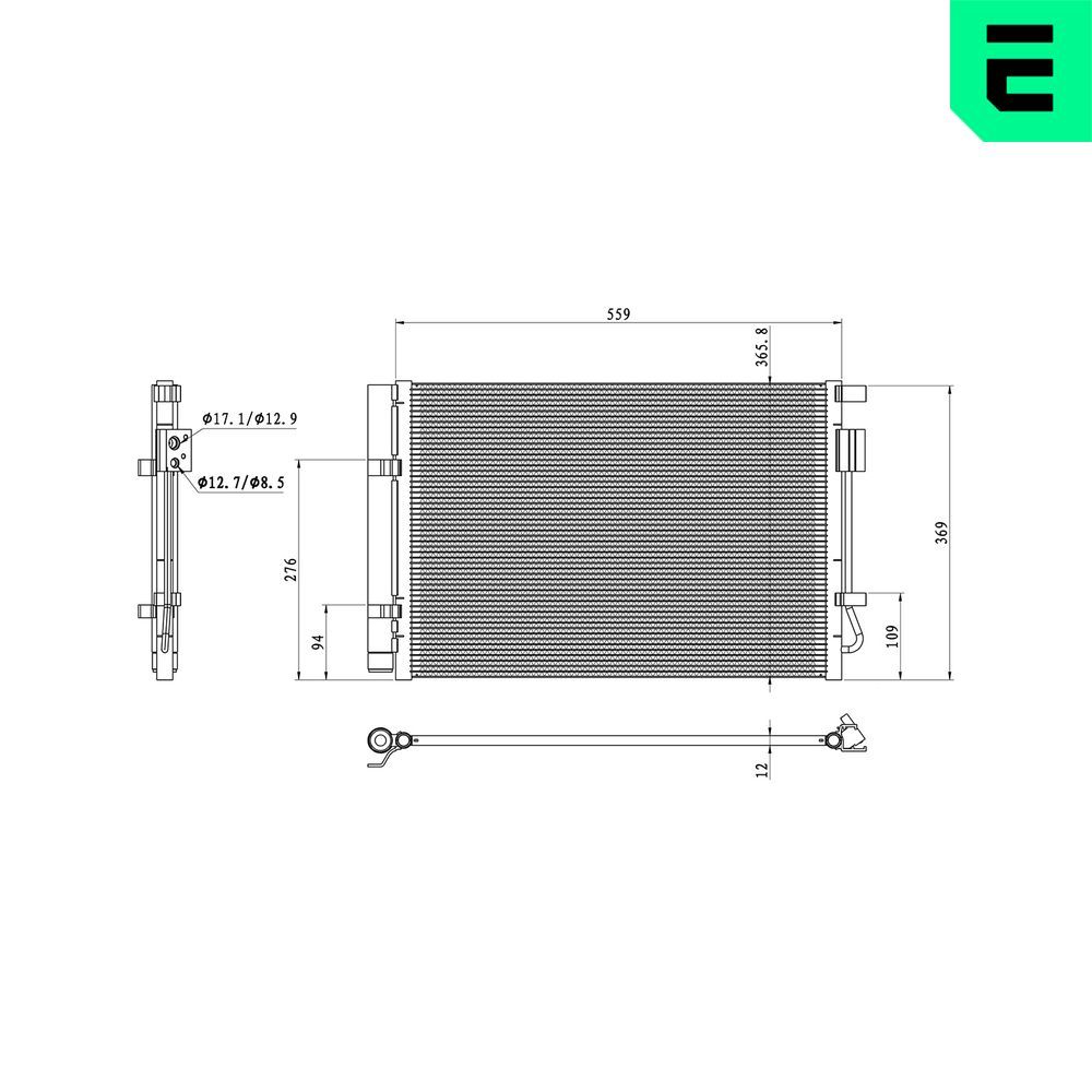Condensator, climatizare ERA 667386