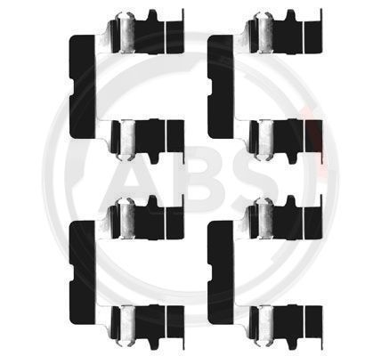 Zestaw akcesoriów, klocki hamulcowe A.B.S. 1161Q
