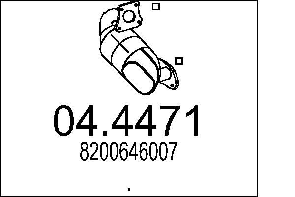 Katalizator MTS 04.4471
