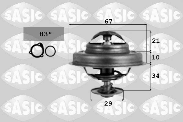 Termostat, środek chłodzący SASIC 4000368
