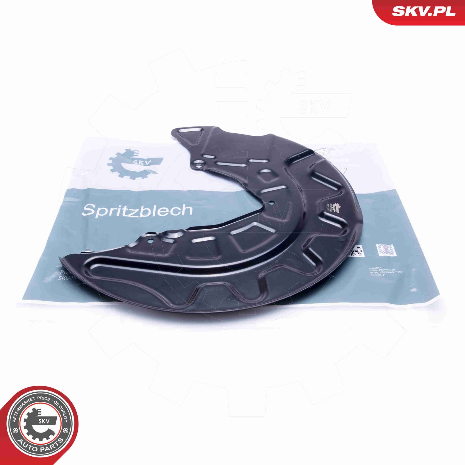 Отражатель, диск тормозного механизма