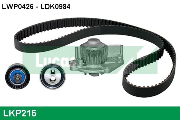 Pompa wodna + zestaw paska rozrządu LUCAS LKP215