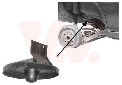 Talerz sprężyny VAN WEZEL 3730397