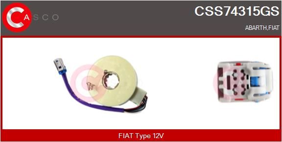 Snímač úhlu rejdu CASCO CSS74315GS