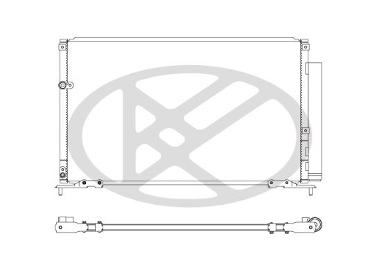 Condensator, climatizare KOYORAD CD080383M