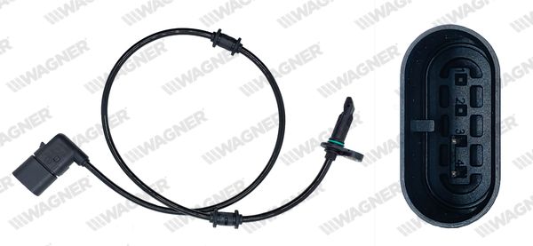 Czujnik, prędkość obrotowa koła WAGNER ABS00249