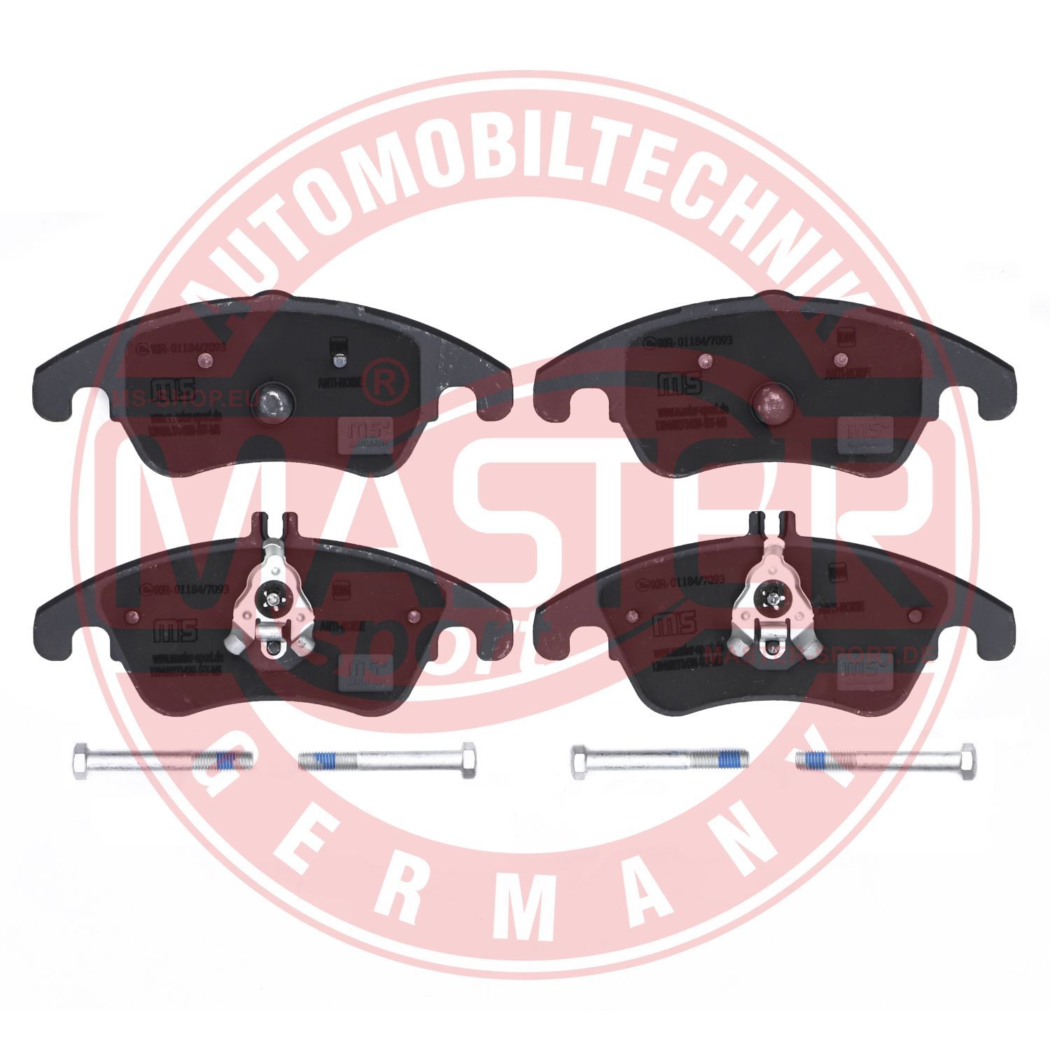 Zestaw klocków hamulcowych, hamulce tarczowe MASTER-SPORT GERMANY 13046027342N-SET-MS