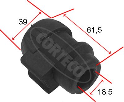 Zawieszenie, stabilizator CORTECO 80001465