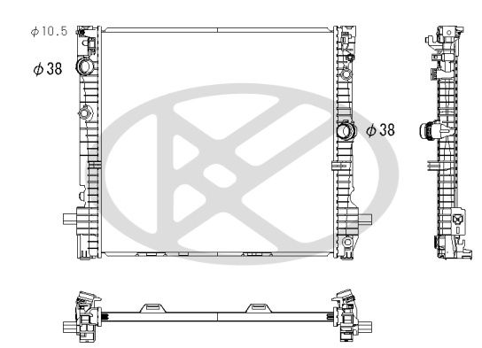 Radiator, racire motor KOYORAD PL423911