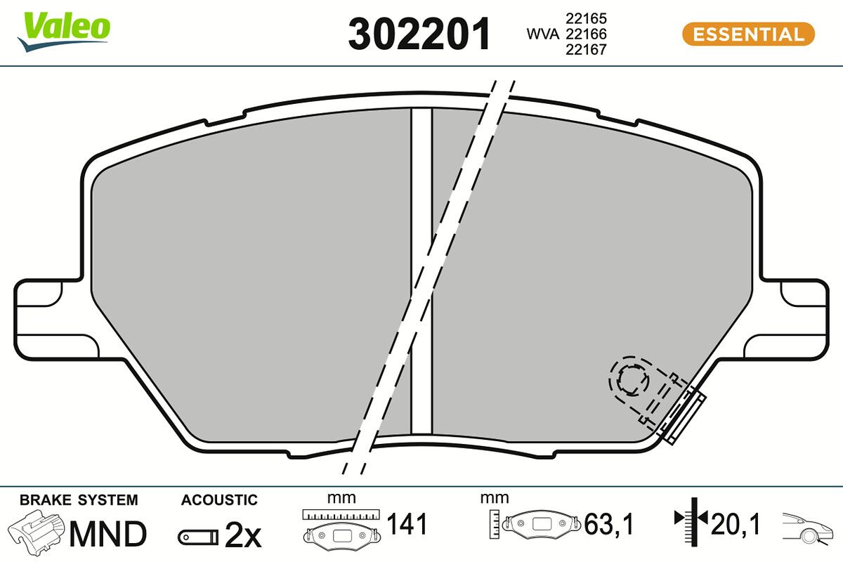 Комплект тормозных колодок, дисковый тормоз