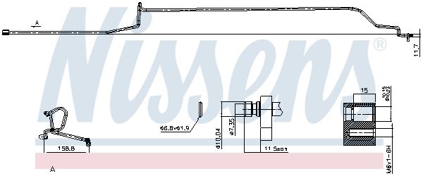 E-shop Vedenie vysokého tlaku klimatizácie NISSENS 845917