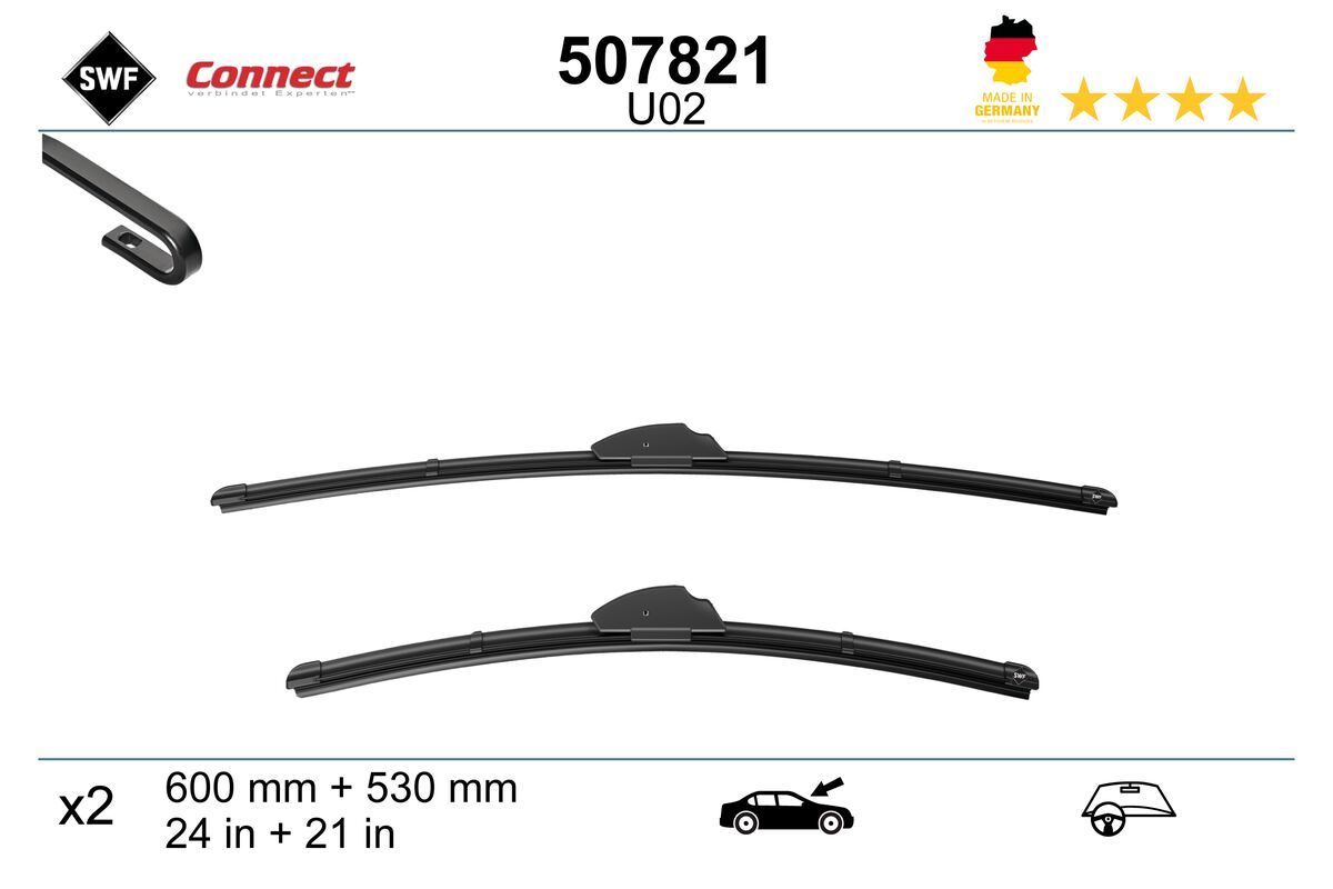 Pióro wycieraczki SWF 507821