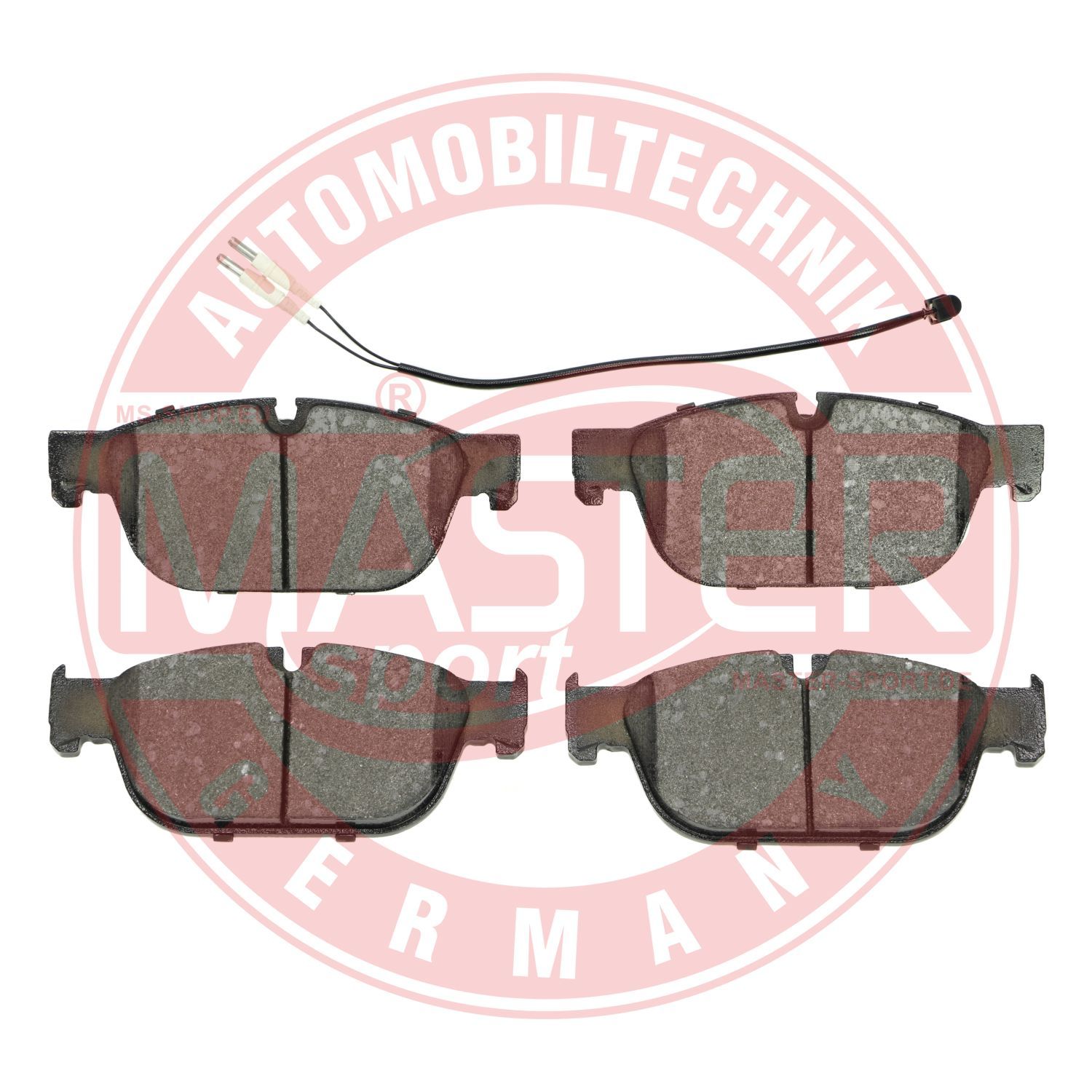 Zestaw klocków hamulcowych, hamulce tarczowe MASTER-SPORT GERMANY 13046072792N-SET-MS