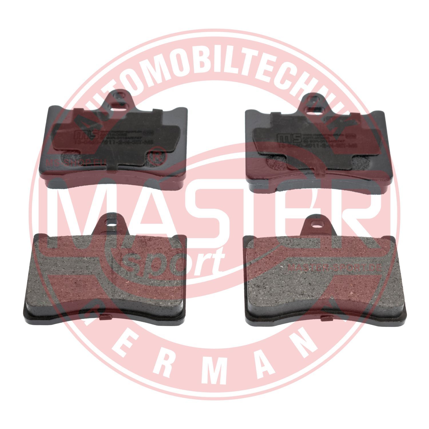 Zestaw klocków hamulcowych, hamulce tarczowe MASTER-SPORT GERMANY 13046049112N-SET-MS