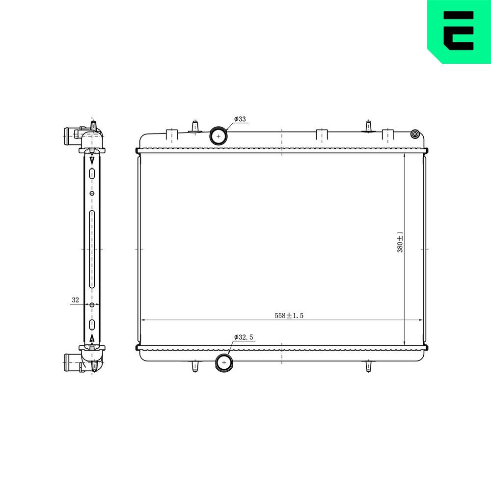 Radiator, racire motor ERA 673402