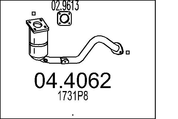 Katalizator MTS 04.4062