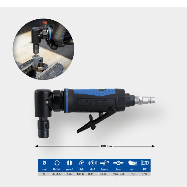 Polizor drept (aer comprimat) BRILLIANT TOOLS BT160701