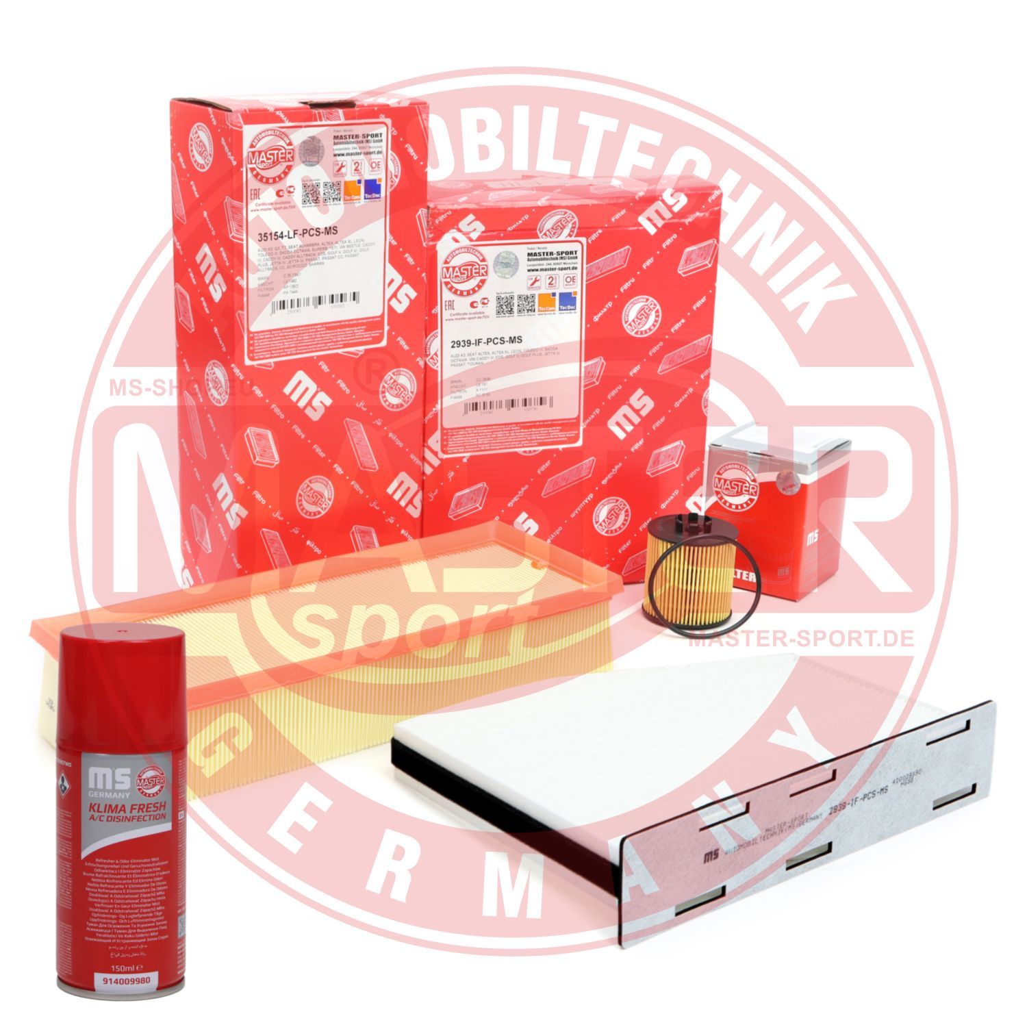 E-shop Filter - Sada MASTER-SPORT GERMANY 450002033P