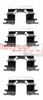 Set accesorii, placute frana METZGER 109-1227