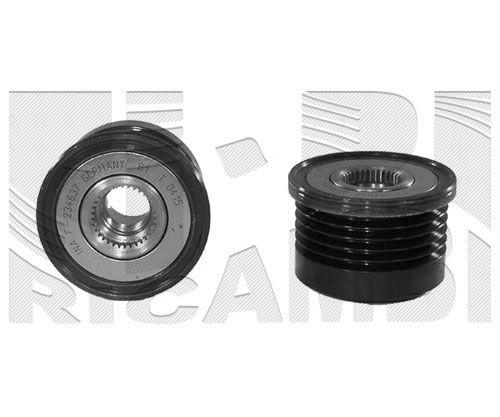 Alternator - sprzęgło jednokierunkowe CALIBER 47063