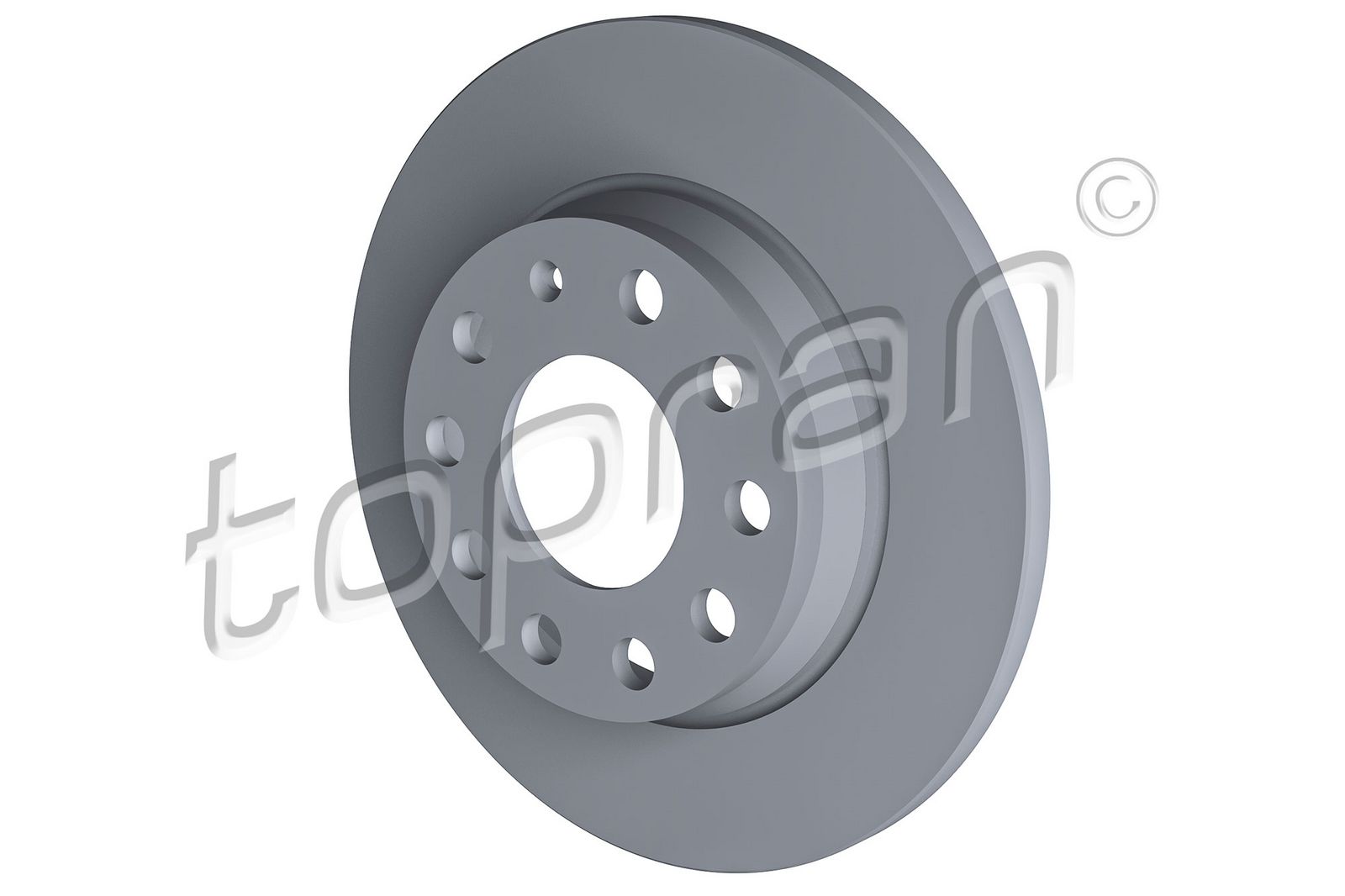 Disc frana TOPRAN COATED 109 527