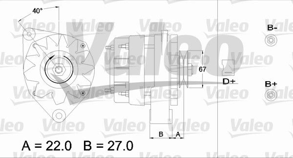 Alternator VALEO 433384