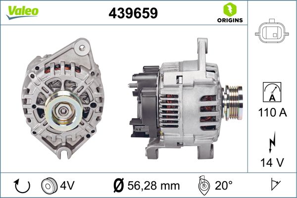Alternator VALEO 439659