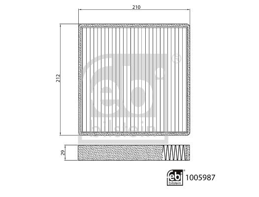 Filtre, air de l'habitacle