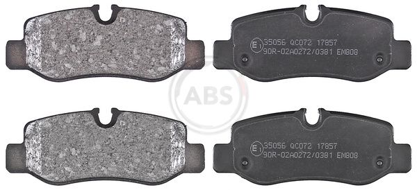Sada brzdových platničiek kotúčovej brzdy A.B.S. 35056
