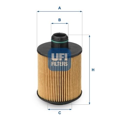 Olejový filter UFI 25.061.00