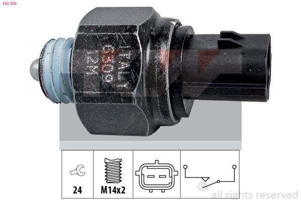 Przełącznik, światło cofania KW 560 309
