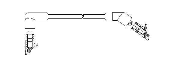 Przewód zapłonowy BREMI 608/75