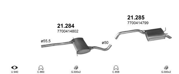 Układ wydechowy POLMO POLMO00871