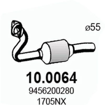 Katalizator ASSO 10.0064