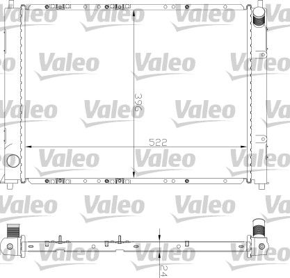 Chłodnica, układ chłodzenia silnika VALEO 734354