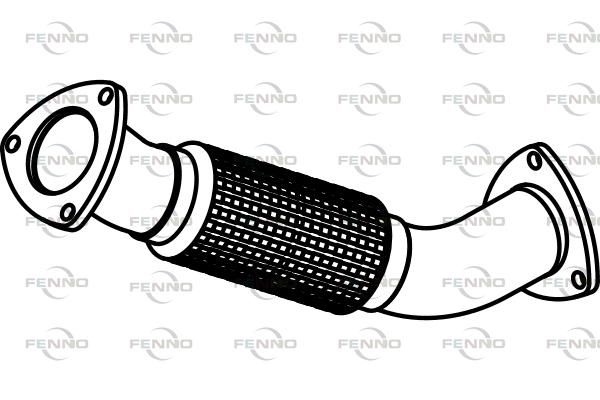 Rura wydechowa FENNO P17065