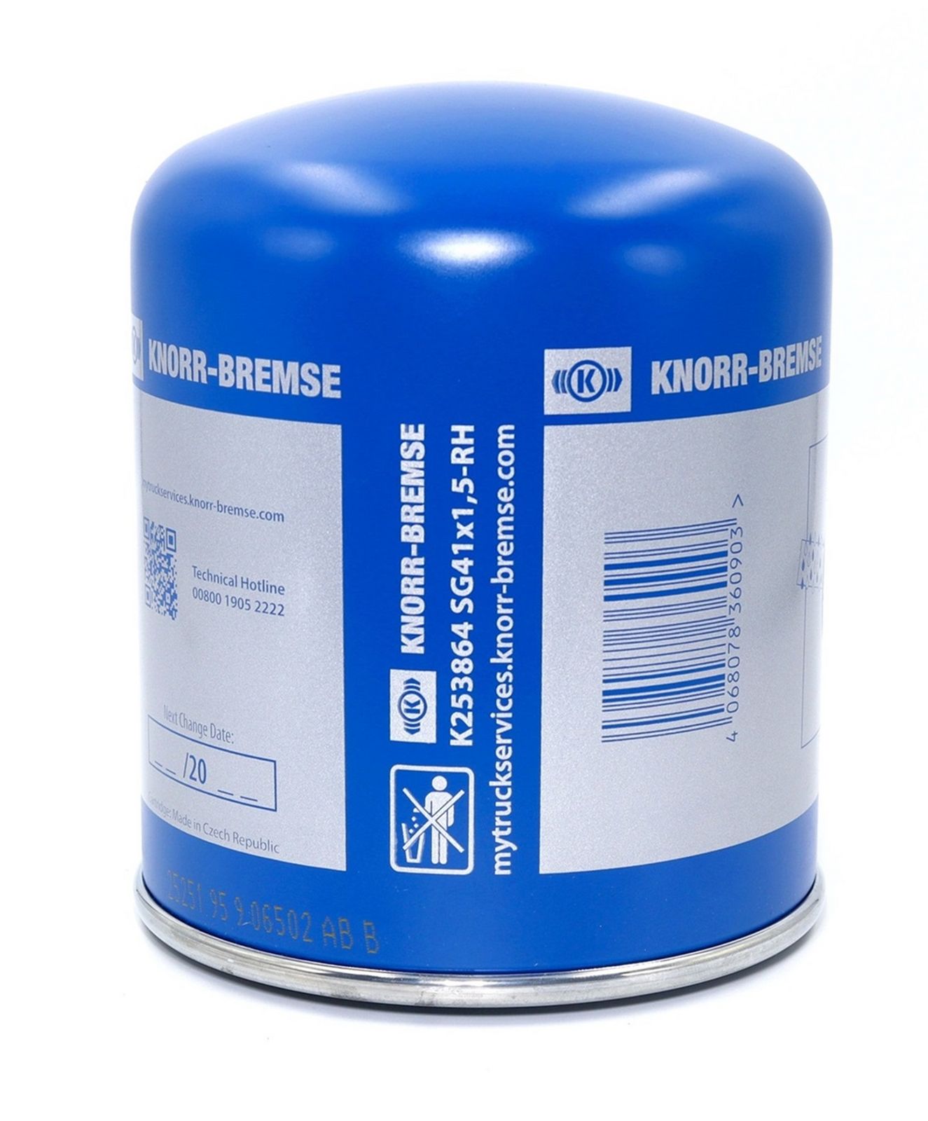 Element filtrant uscator aer, compresor KNORR-BREMSE K253864