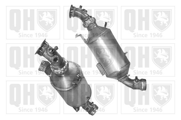 Filtr sadzy / filtr cząstek stałych, układ wydechowy QUINTON HAZELL 2E0131709B