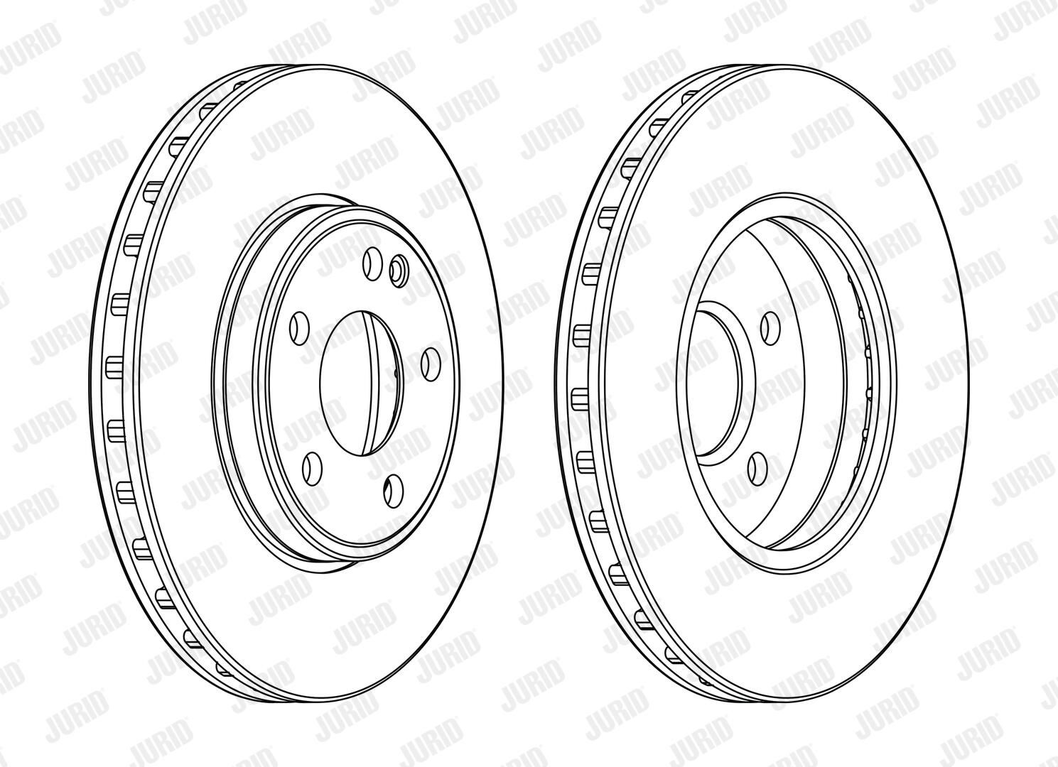 Brzdový kotouč JURID 563114JC